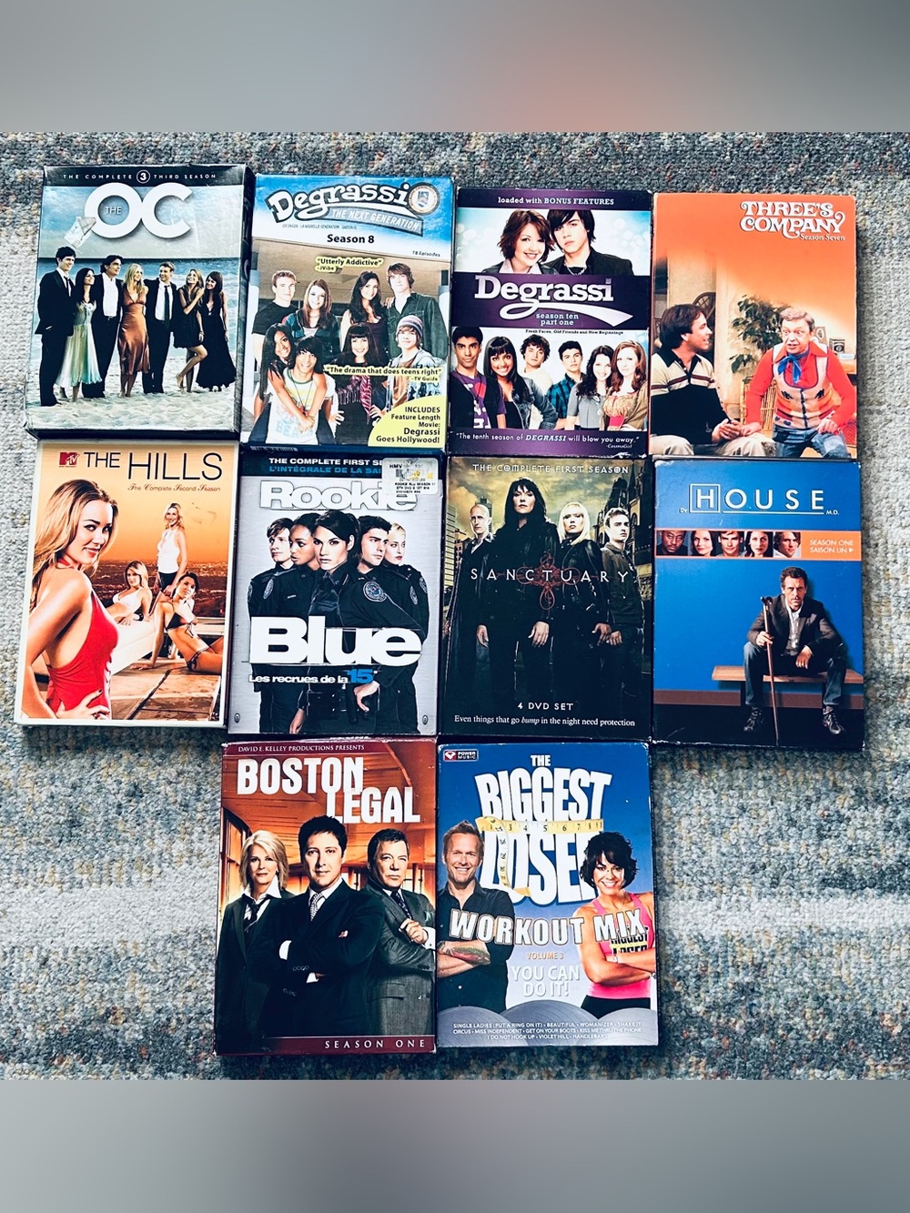 DVD TV Series Collection – 10 Sets – The O.C., Degrassi, House & More